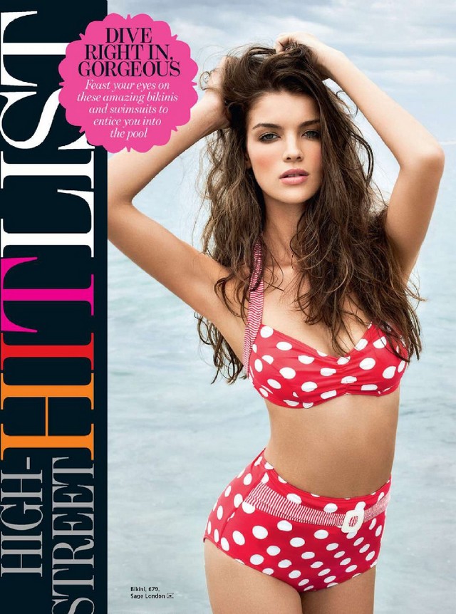 Natasha Barnard in a bikini