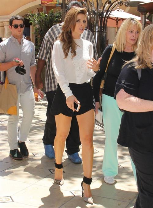 Maria Menounos Pictures Maria Menounos on the set of Extra at the Grove in LA on August 8, 2013