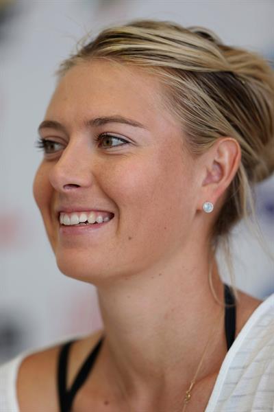Maria Sharapova during a Press Conference of the Internazionali BNL d'Italia 2013 May 14, 2013 