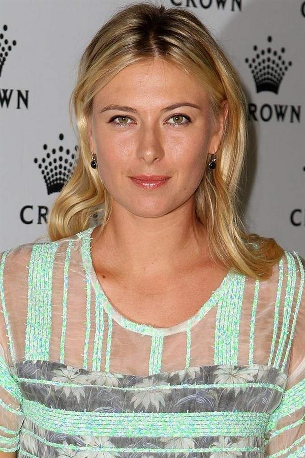 Maria Sharapova Crown's IMG Tennis Player's Party at Crown Towers January 13, 2013 