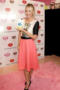 Maria Sharapova poses during Maria Sharapova launches her Sugarpova Candy Collection December 13, 2012 
