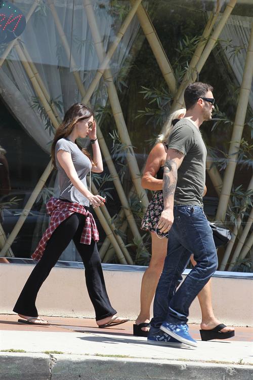 Megan Fox leaving a nail salon in Los Angeles June 6, 2012