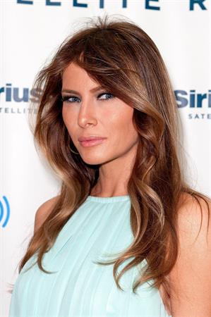 Melania Trump Visits SiriusXM Studios (May 31, 2012) 