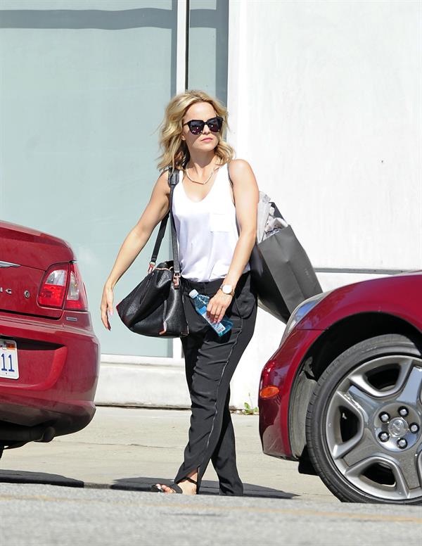 Mena Suvari running some errands in West Hollywood on May 28, 2013
