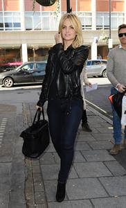 Mena Suvari outside the BBC Radio One studios October 4, 2012 