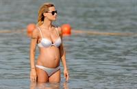 Michelle Hunziker bikini candids in Varigotti, Italia 6/7/13