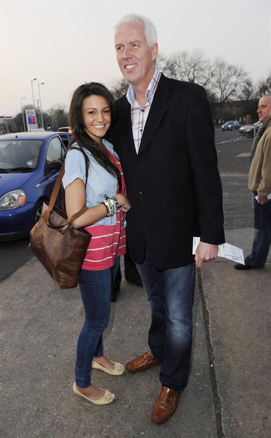 Michelle Keegan before the Wanted Concert March 28, 2011