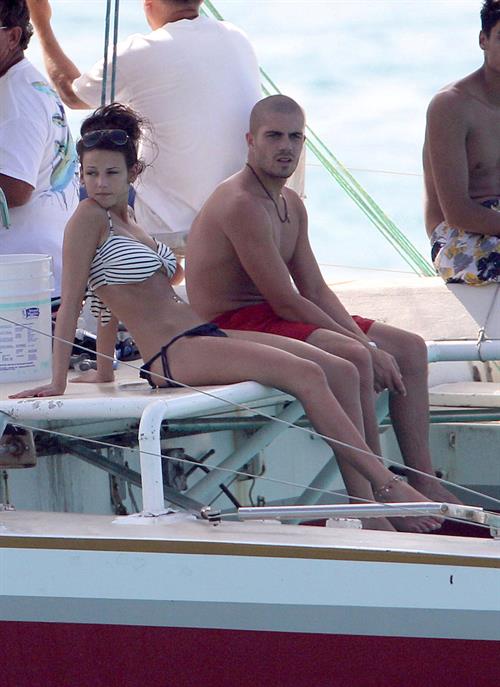 Michelle Keegan bikini candids Barbados January 1, 2011 