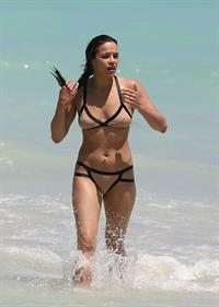 Michelle Rodriguez enjoying the sun at Miami Beach April 26-2013 