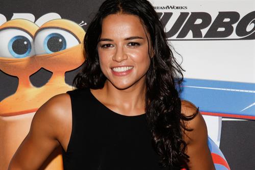 Michelle Rodriguez at the  Turbo  New York Premiere on July 9, 2013 