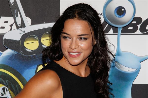 Michelle Rodriguez at the  Turbo  New York Premiere on July 9, 2013 