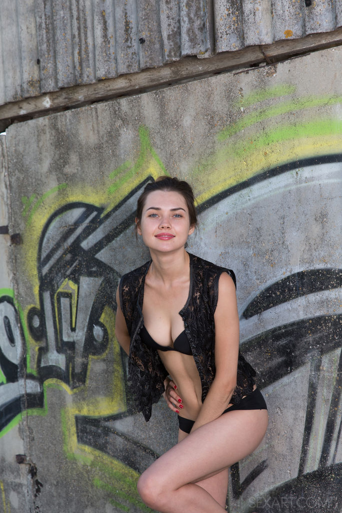 Georgia in  Cobrin  for SexArt - Georgia spreads her legs for a full view of her smooth cunt and ass