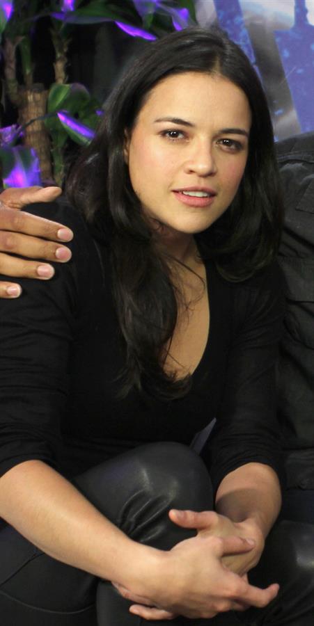 Michelle Rodriguez - Visit Young Hollywood Studio - August 25, 2012