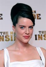 Michelle Ryan attends 'The Man Inside' UK film premiere at the Vue Leicester Square on July 24, 2012 in London, England