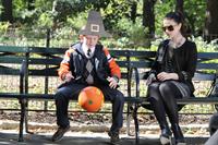 Michelle Trachtenberg on the Set of Gossip Girl in Central Park - September 24, 2012 