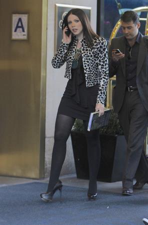 Michelle Trachtenberg  Gossip Girl set in New York - October 1, 2012 