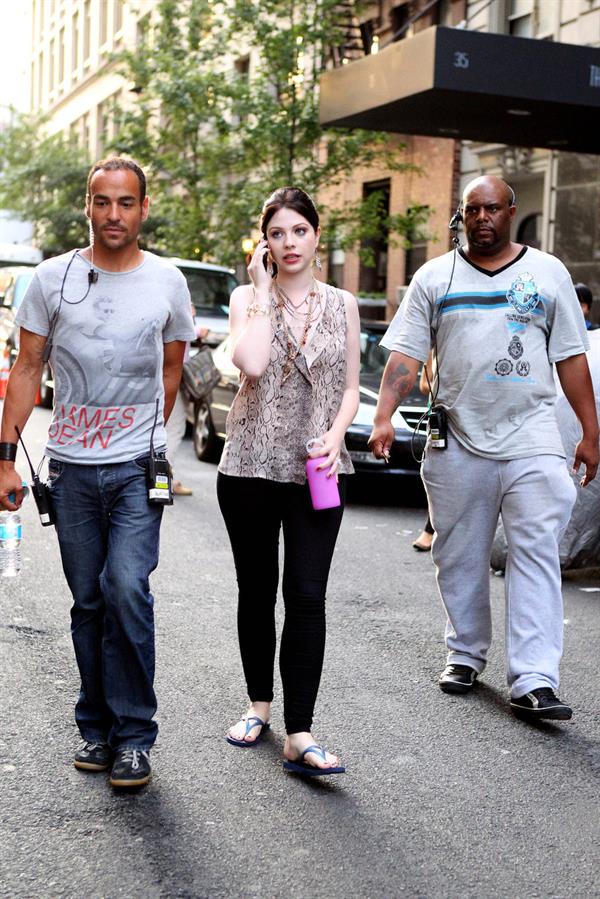 Michelle Trachtenberg - On the set of  Gossip Girl  in New York City - August 10, 2012