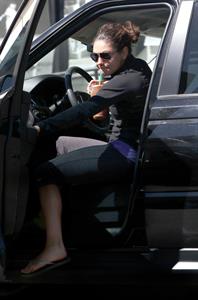 Mila Kunis Heading to the gym in Studio City - August 27, 2012 