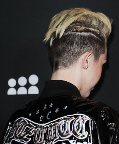 Miley Cyrus Attends the Myspace relaunch at The El Rey Theater in Los Angeles on June 12, 2013