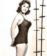Sherry Jackson in a bikini