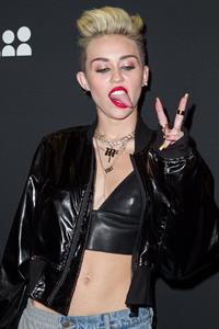 Miley Cyrus Attends the Myspace relaunch at The El Rey Theater in Los Angeles on June 12, 2013