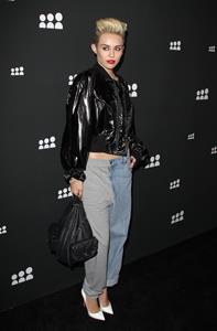 Miley Cyrus Attends the Myspace relaunch at The El Rey Theater in Los Angeles on June 12, 2013