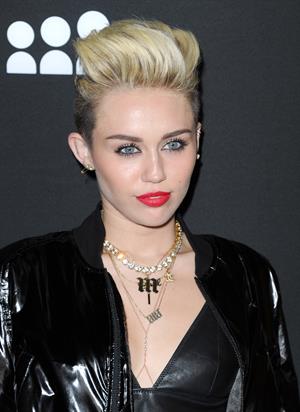 Miley Cyrus Attends the Myspace relaunch at The El Rey Theater in Los Angeles on June 12, 2013