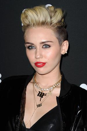 Miley Cyrus Attends the Myspace relaunch at The El Rey Theater in Los Angeles on June 12, 2013