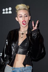 Miley Cyrus Attends the Myspace relaunch at The El Rey Theater in Los Angeles on June 12, 2013