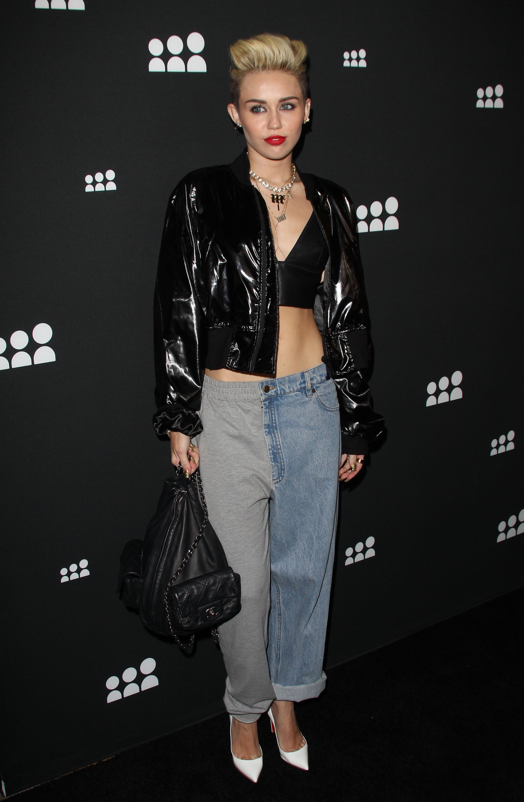 Miley Cyrus Attends the Myspace relaunch at The El Rey Theater in Los Angeles on June 12, 2013
