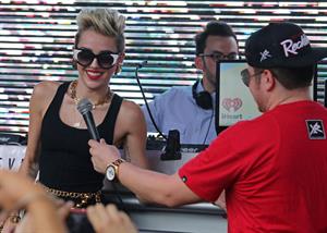 Miley Cyrus attends Y100's Mackapoolza at the Clevelander South Beach in Miami Beach - June 28, 2013