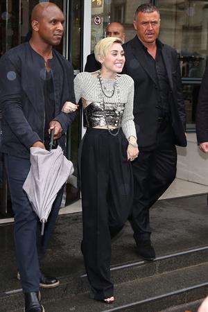 Miley Cyrus in Paris 9/9/13  