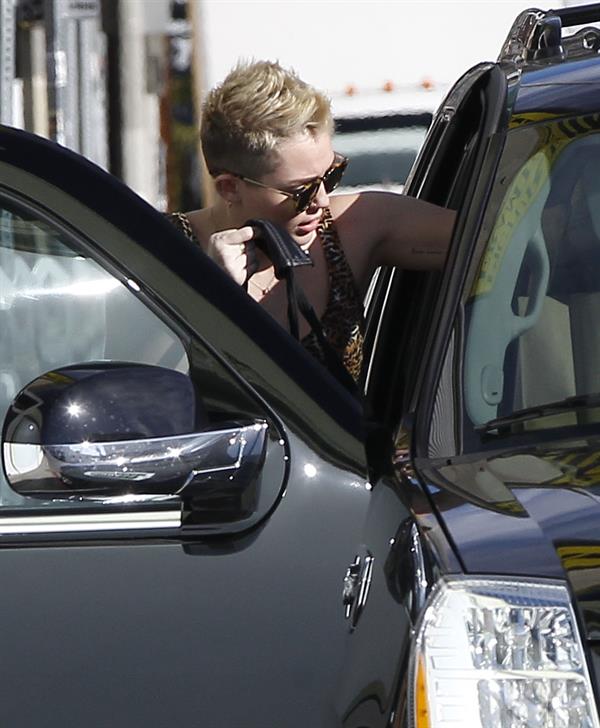 Miley Cyrus out and about in West Hollywood 1/7/13 