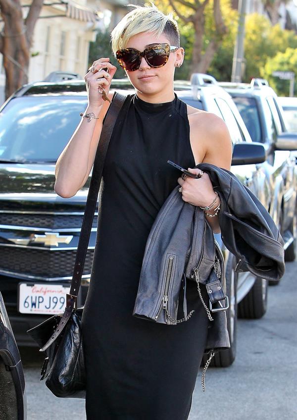 Miley Cyrus out and about in Toluca Lake 11/10/12