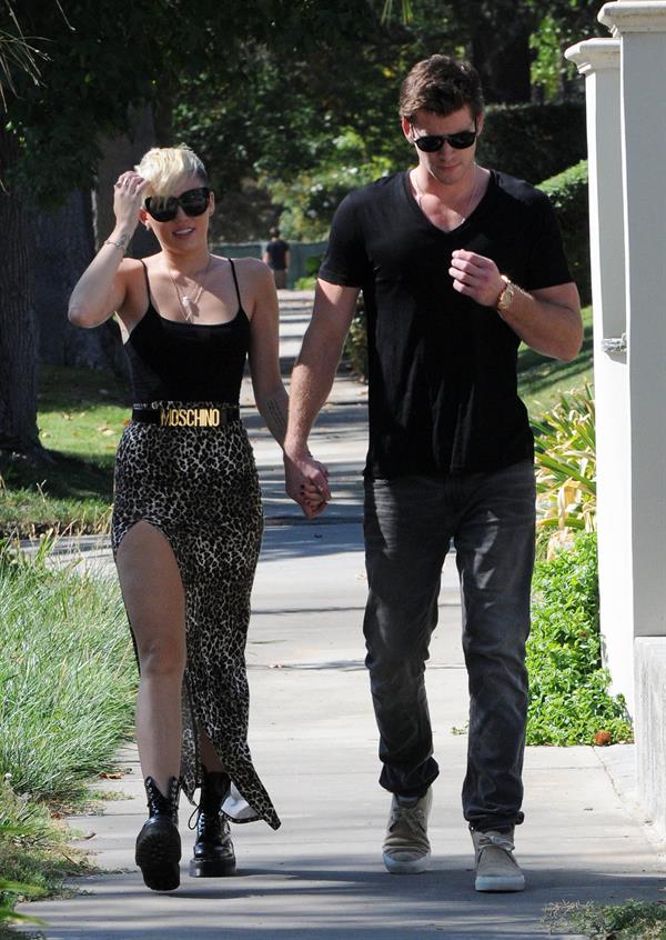 Miley Cyrus out and about in Studio City 10/19/12 