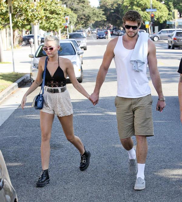 Miley Cyrus out and about in Santa Monica 9/29/12 