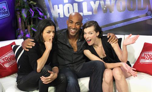 Michelle Rodriguez - Visit Young Hollywood Studio - August 25, 2012