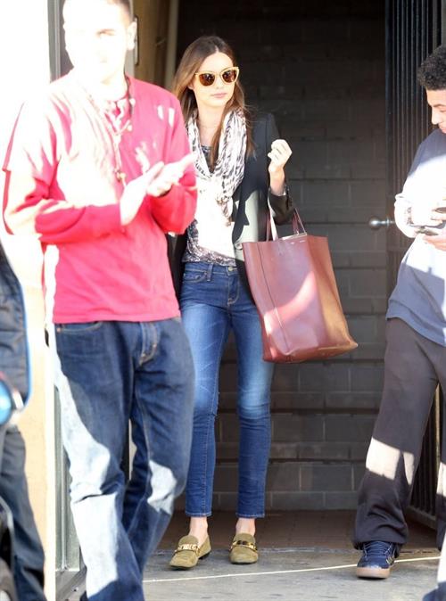 Miranda Kerr Pictures Miranda kerr outside a spa in LA on January 4th 2013