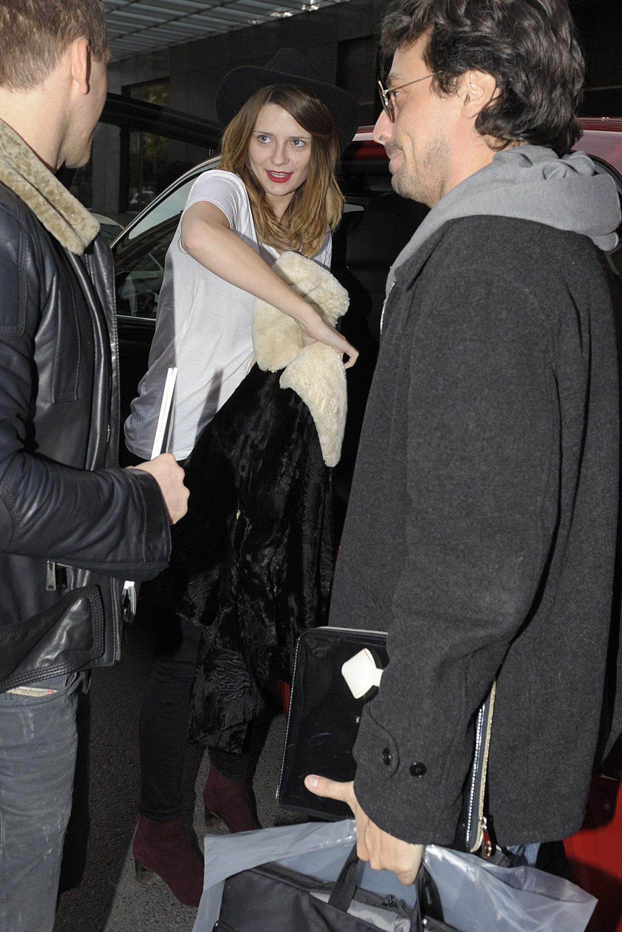 Mischa Barton At her Hotel in Berlin - October 26, 2012