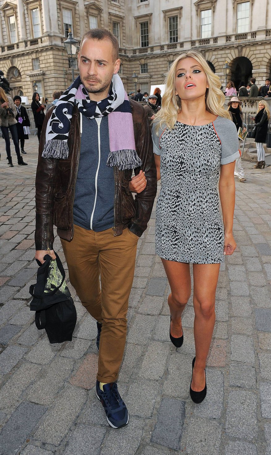 Mollie King London fashion week on February 20, 2012
