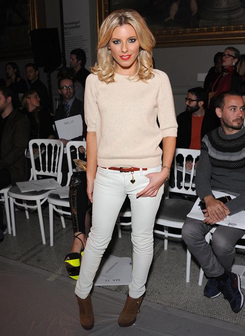 Mollie King London College of Fashion MA Graduate Designers Catwalk Show on February 2, 2012