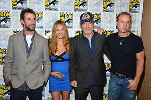 Moon Bloodgood -  Falling Skies  Press Room at Comic-Con 2012 in San Diego (July 13, 2012)