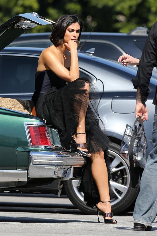 Morena Baccarin Poses for a photoshoot in LA February 17-2013 