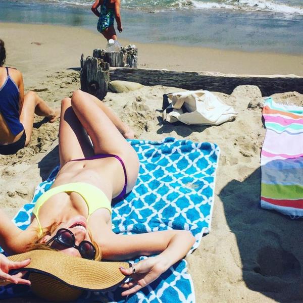 Maude Garrett in a bikini