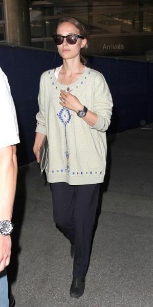 Natalie Portman arrives at LAX Airport - May 30, 2013 