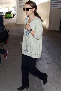 Natalie Portman arrives at LAX Airport - May 30, 2013 