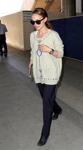 Natalie Portman arrives at LAX Airport - May 30, 2013 