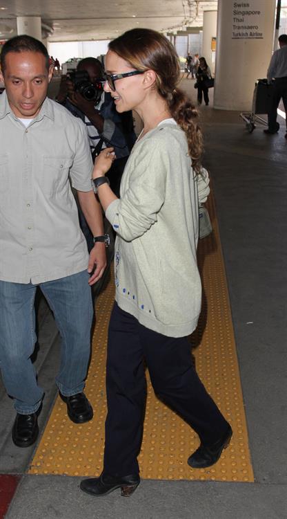 Natalie Portman arrives at LAX Airport - May 30, 2013 