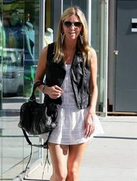Nicky Hilton in a short white dress while shopping in Beverly Hills March 1, 2013 