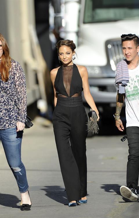 Nicole Richie Pictures Nicole Richie arrives at the Jimmy Kimmel Show 09.04.13